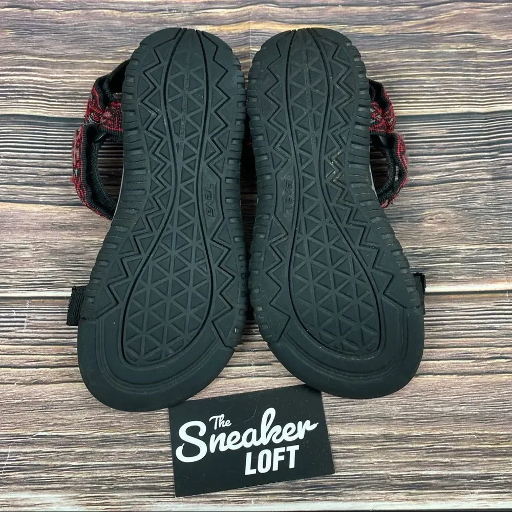Teva Hurricane 4‎ Red Black Gray Youth Sandals